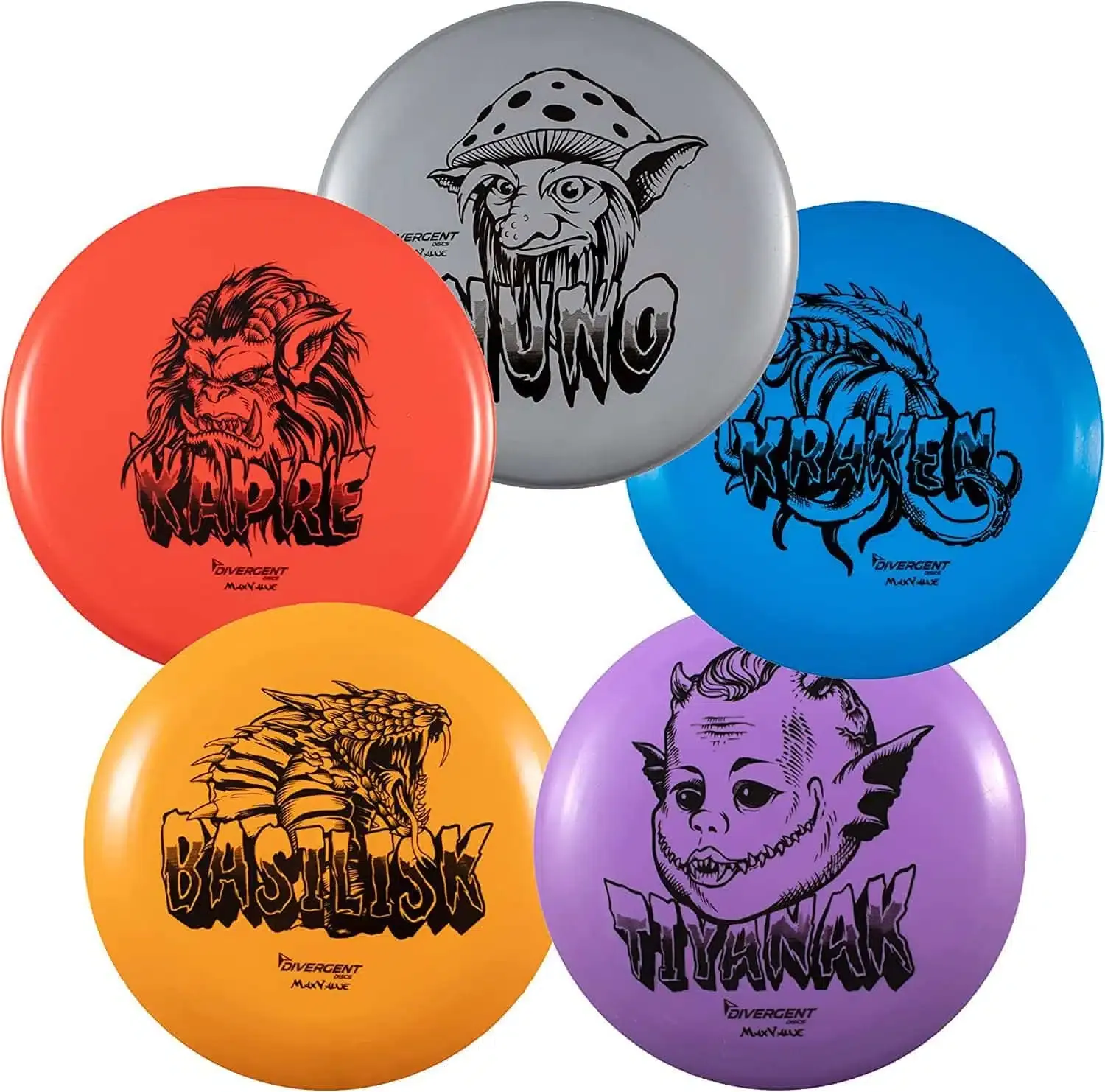 Divergent Discs 5-Disc Set With Mini Marker