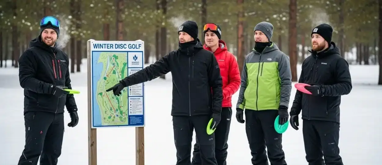 disc golf winter