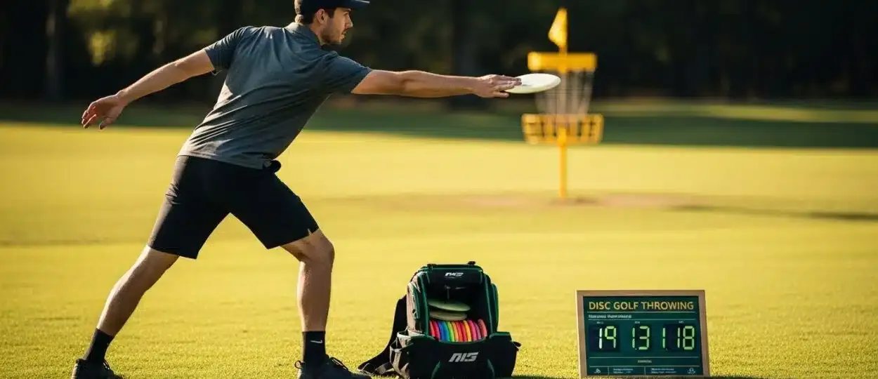 disc golf throwing backhand technique