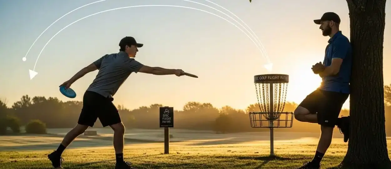 disc golf flight paths