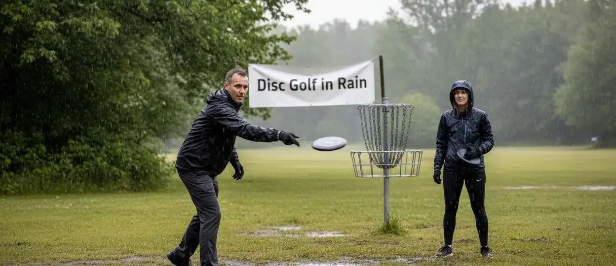 disc golf rain game