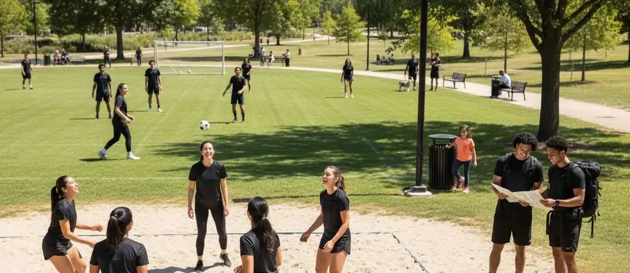 outdoor sports social connection