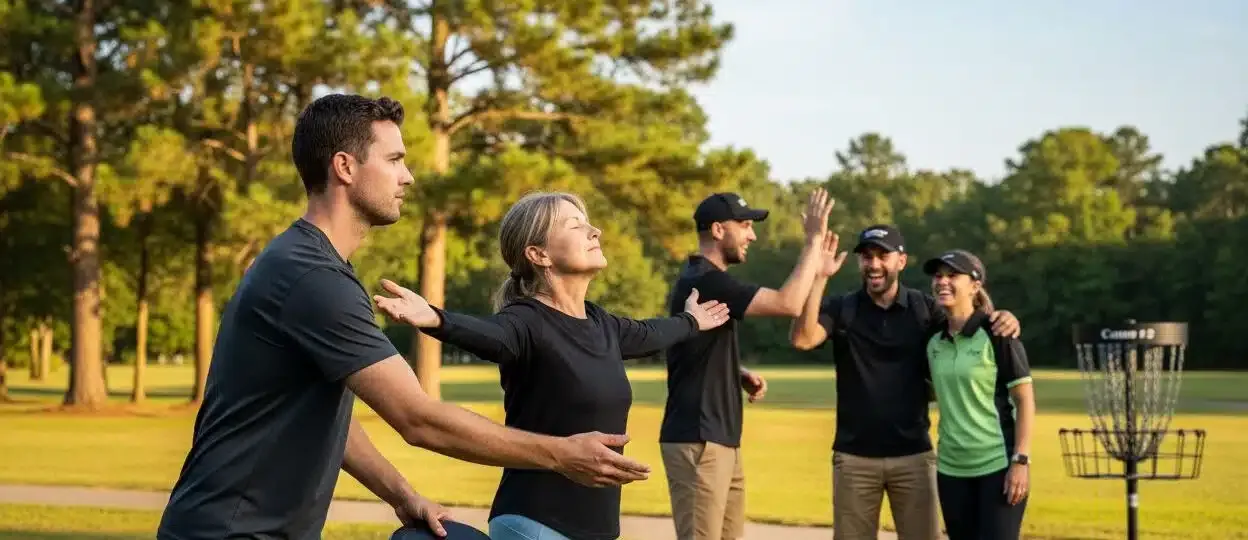 mental benefits disc golf