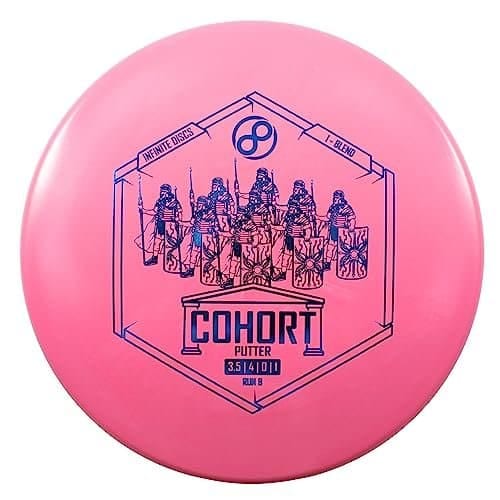 Infinite Discs Cohort | Disc Golf Putter | Shallow Rim for Putting and Approach Shots | I-Blend Plastic