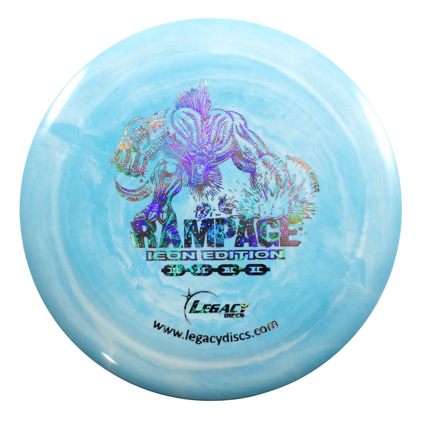 Legacy Discs Rampage Icon - Overstable Distance Driver