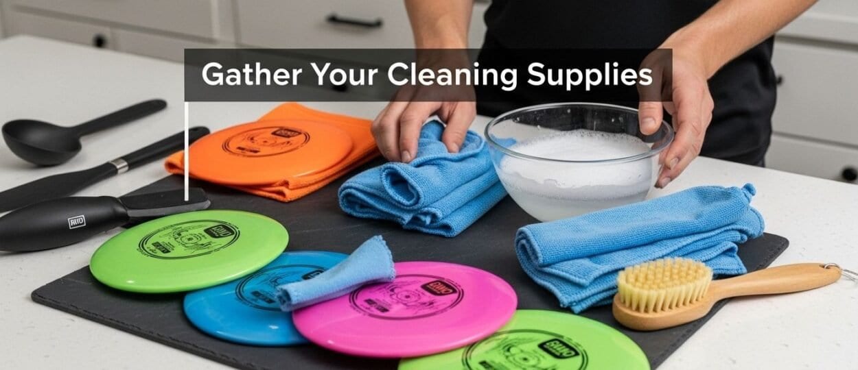 cleaning disc golf discs supplies