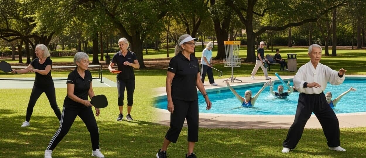 sports for seniors, active seniors