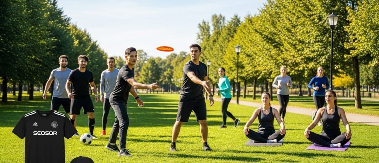 sports stress relief outdoors