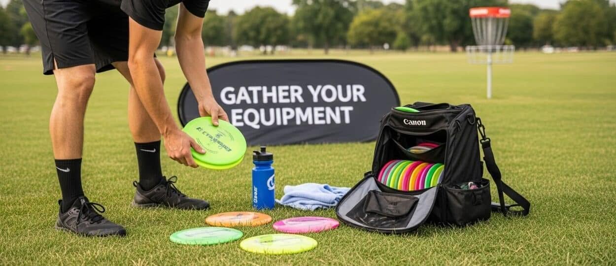 backhand disc golf preparation
