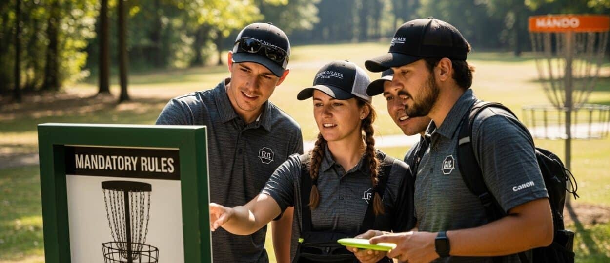 disc golf mandatory rules
