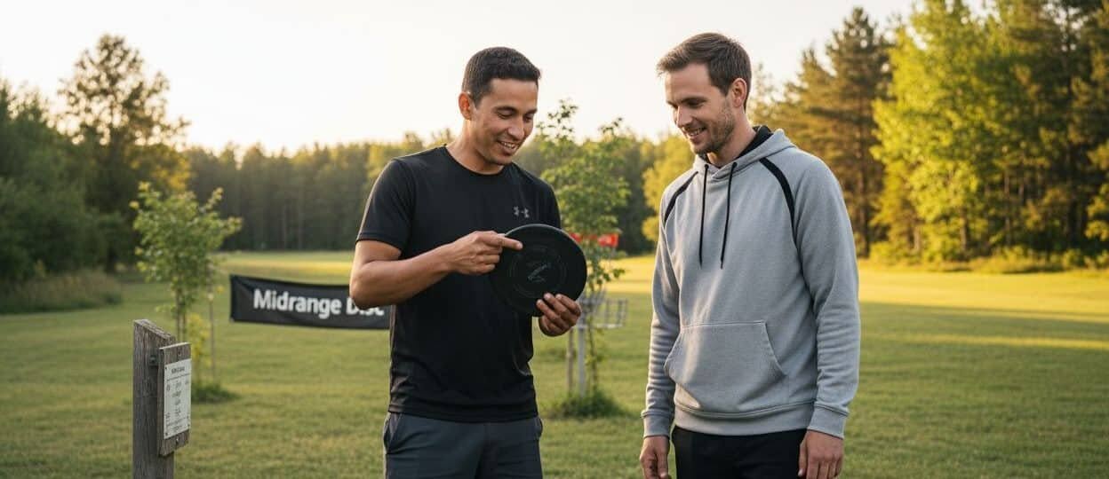 disc golf midrange outdoors
