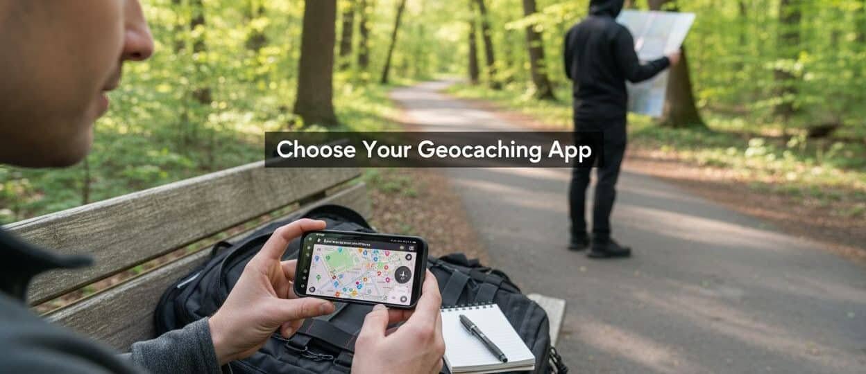 geocaching app start